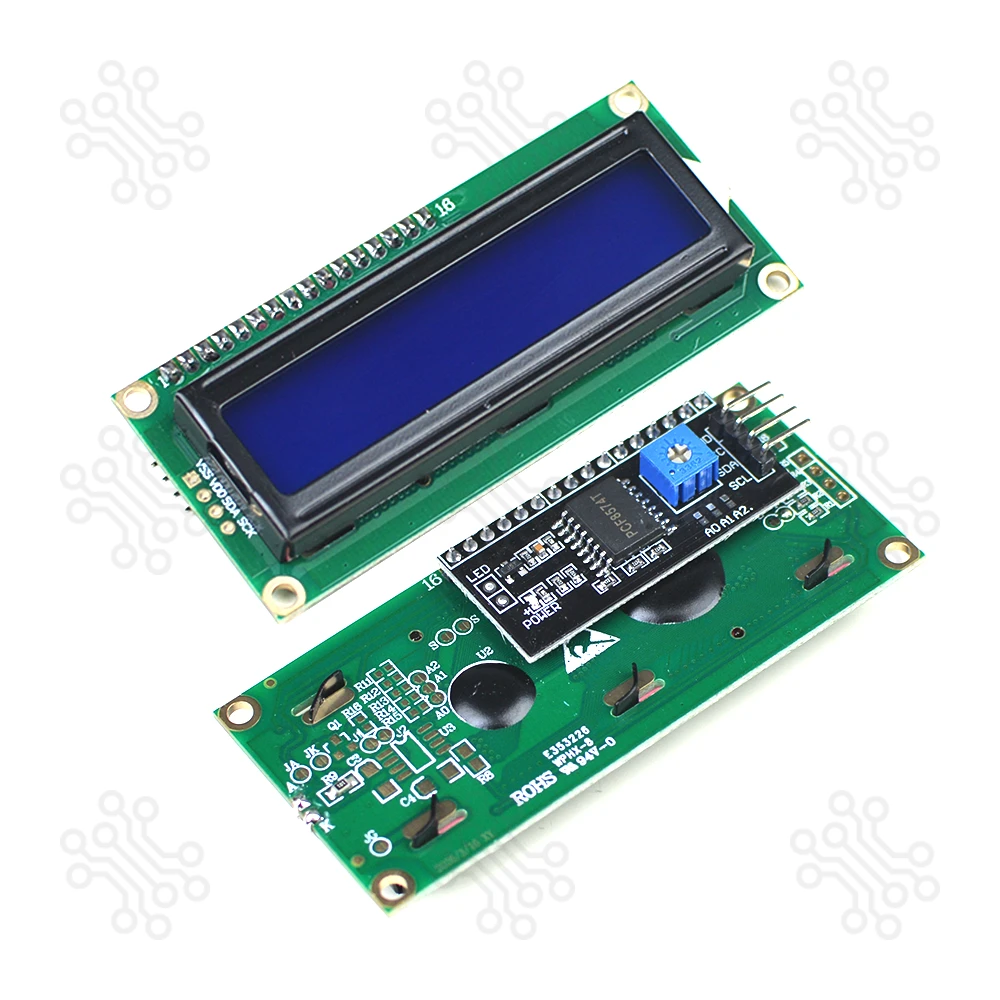 16x2 Character LCD Display Module with I2C Serial Interface