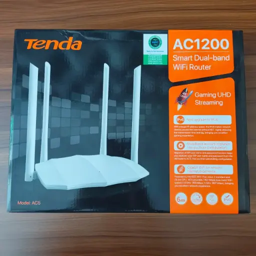 [router-tenda-ac5] Tenda AC5 AC1200 Dual-Band WiFi Router