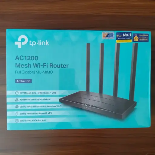 [router-tp-link-archer-c6] TP-Link Archer C6 AC1200 Gigabit Router