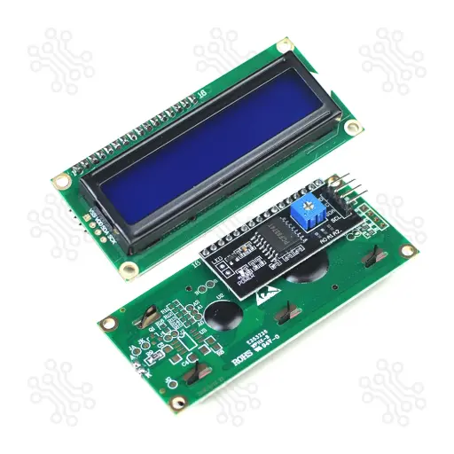 16x2 Character LCD Display Module with I2C Serial Interface
